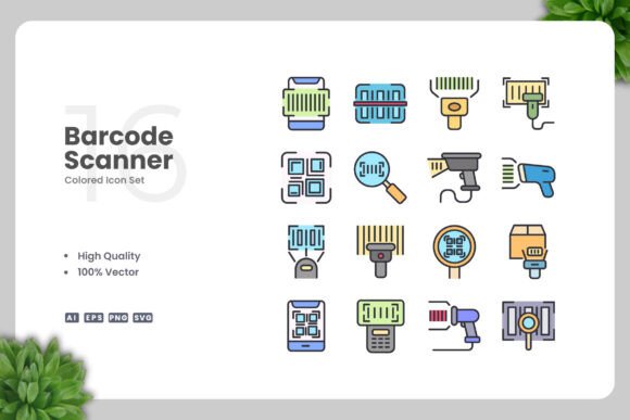 Barcode Scanner Color Icons: A Strategic Tool for Modern Design