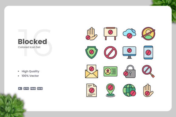 Blocked Color Icons: A Versatile Design Solution for Modern Projects