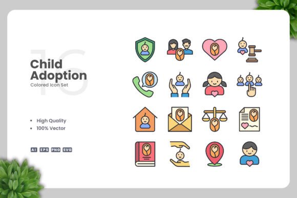 Child Adoption Color Icons: A Practical Guide for Designers and Businesses