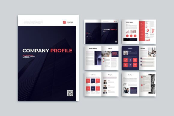 Corporate Company Profile: A Professional and Stylish Layout Template