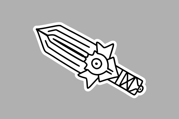 Exploring the Artistry of Detailed Knight Sword Drawing