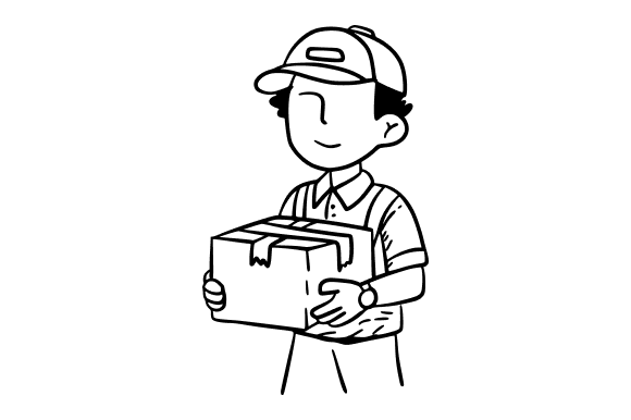 Fast Shipping Courier Doodle: A Creative Tool for Modern Design