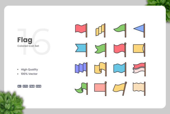 Flag Color Icons: A Versatile Design Solution for Modern Creatives