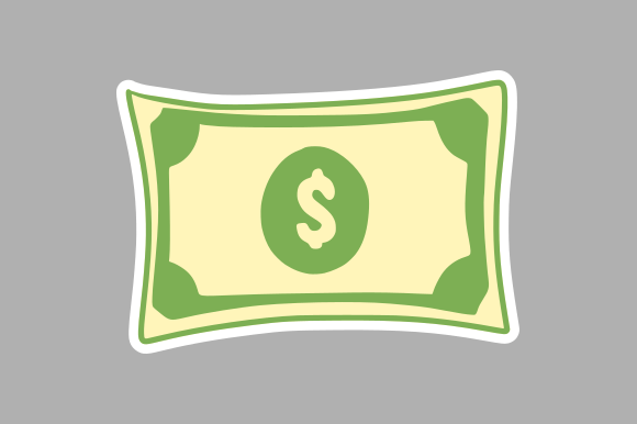 Minimalist Money Doodle: A Versatile Creative Asset for Modern Designers