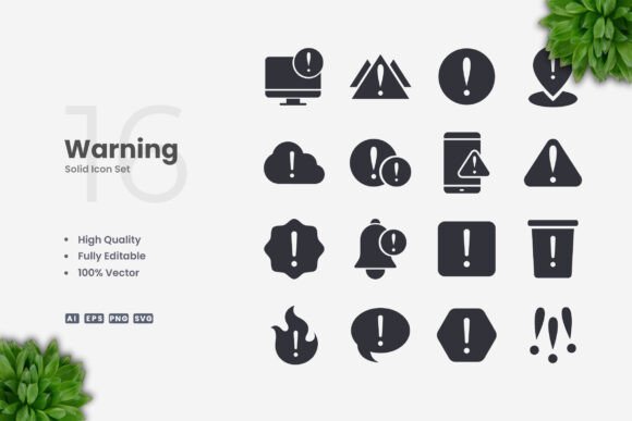 Warning Solid Icons: Essential for Clear and Effective Communication